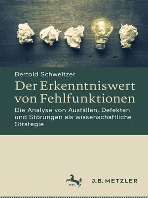 cover image of Der Erkenntniswert von Fehlfunktionen